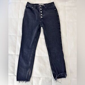 Abercrombie & Fitch Black Skinny High Rise Jeans Size 26